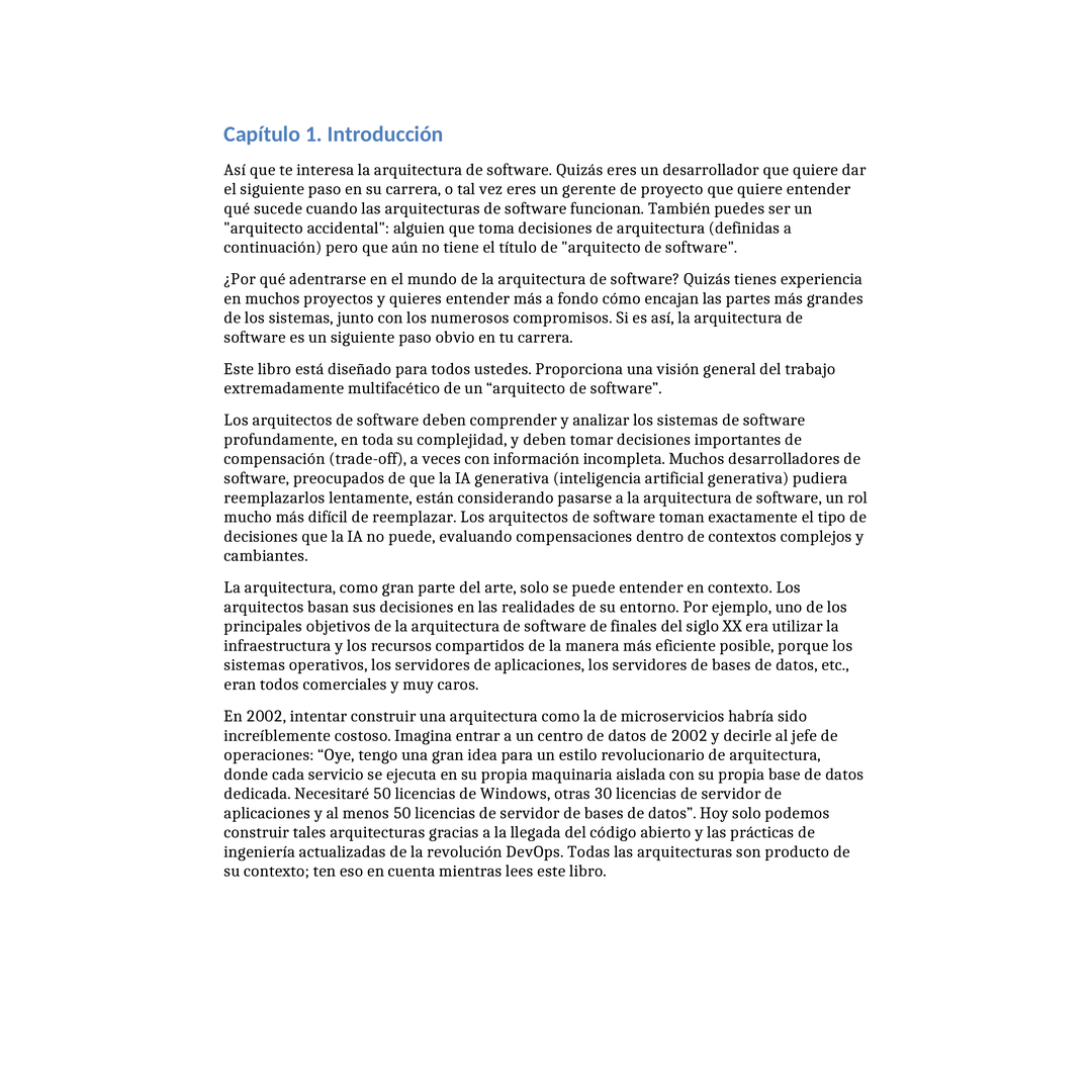 Fundamentos de la Arquitectura de Software