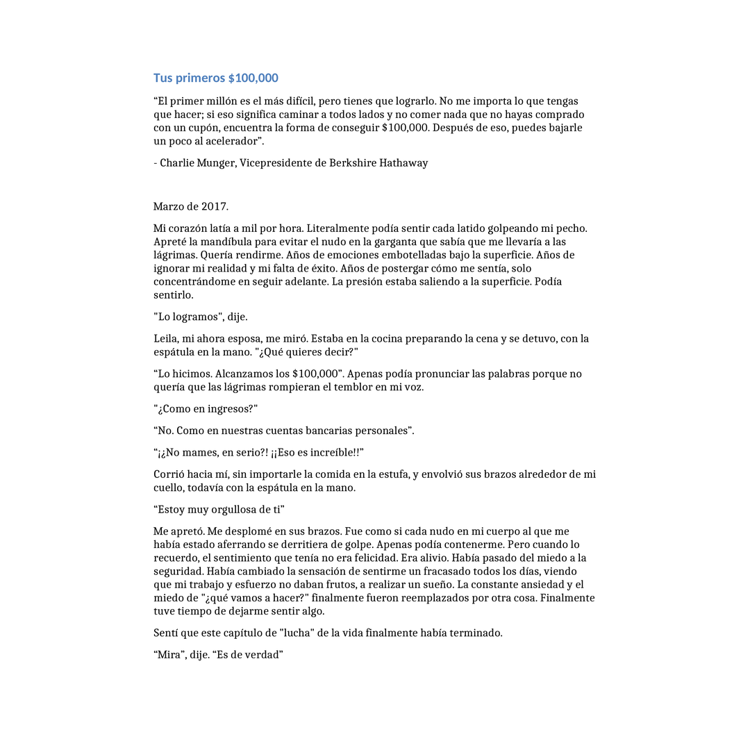 Ofertas de $100 Millones