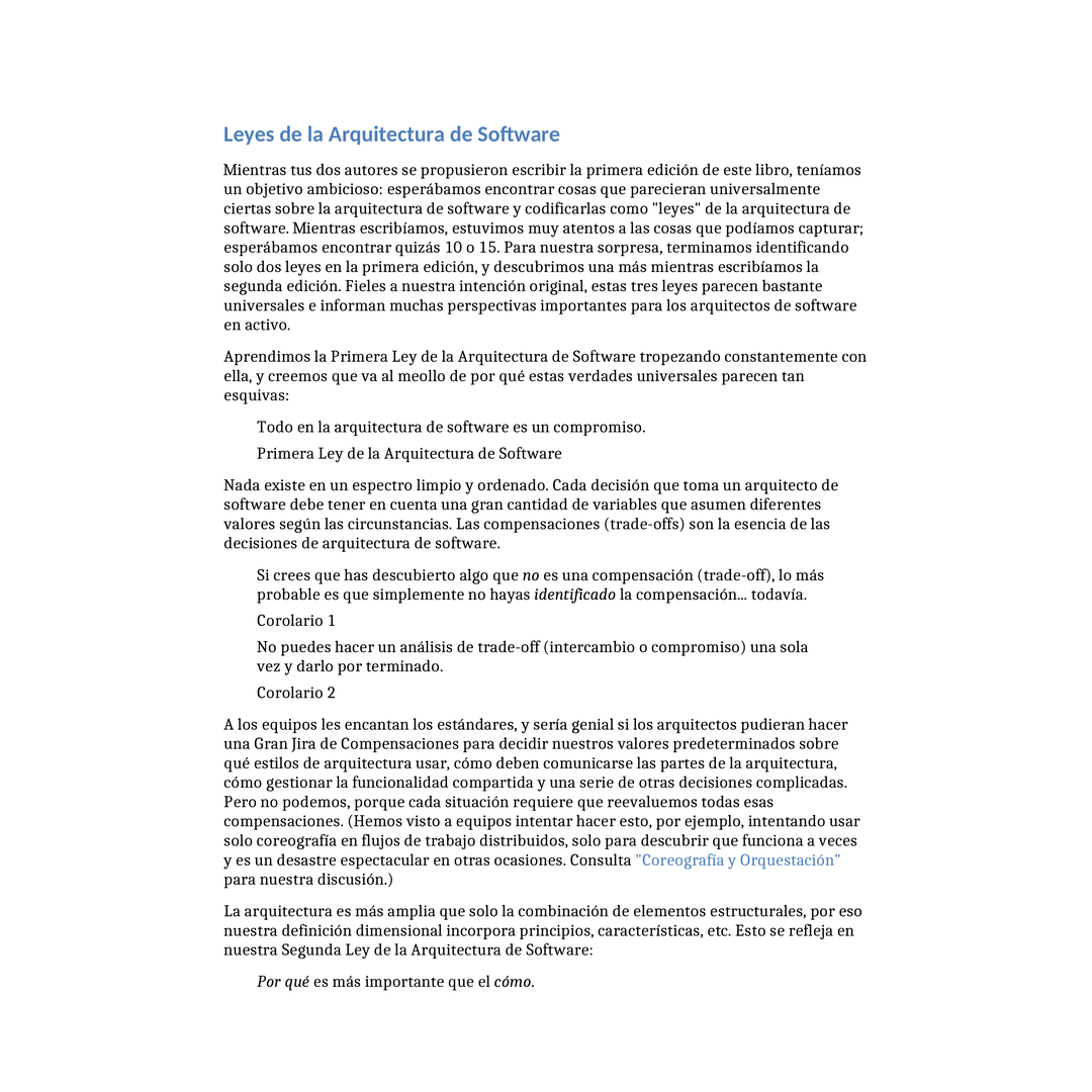 Fundamentos de la Arquitectura de Software