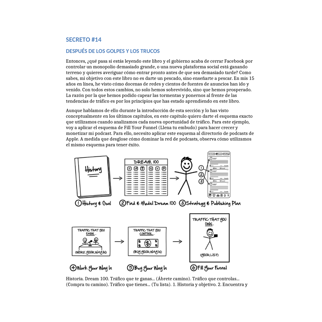 Traffic Secrets (En Español)