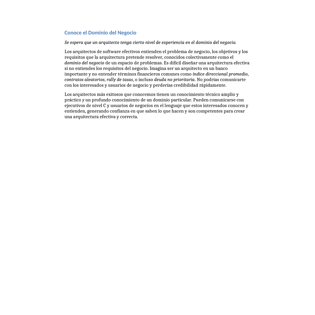 Fundamentos de la Arquitectura de Software