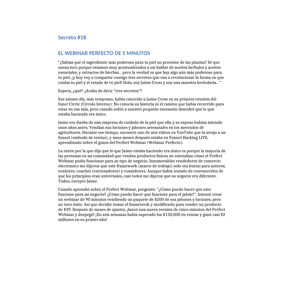 Expert Secrets (En Español)