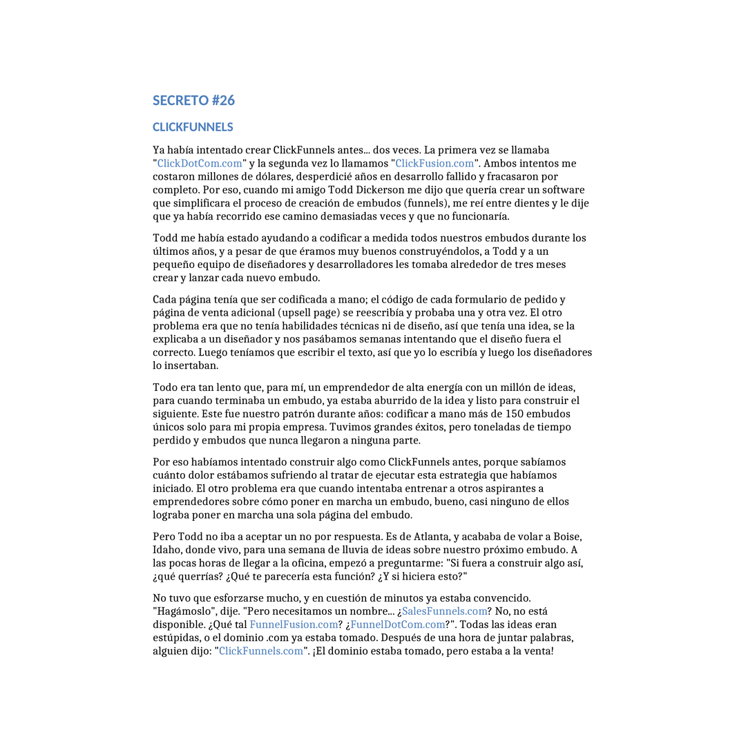 DotCOM Secrets (En Español)