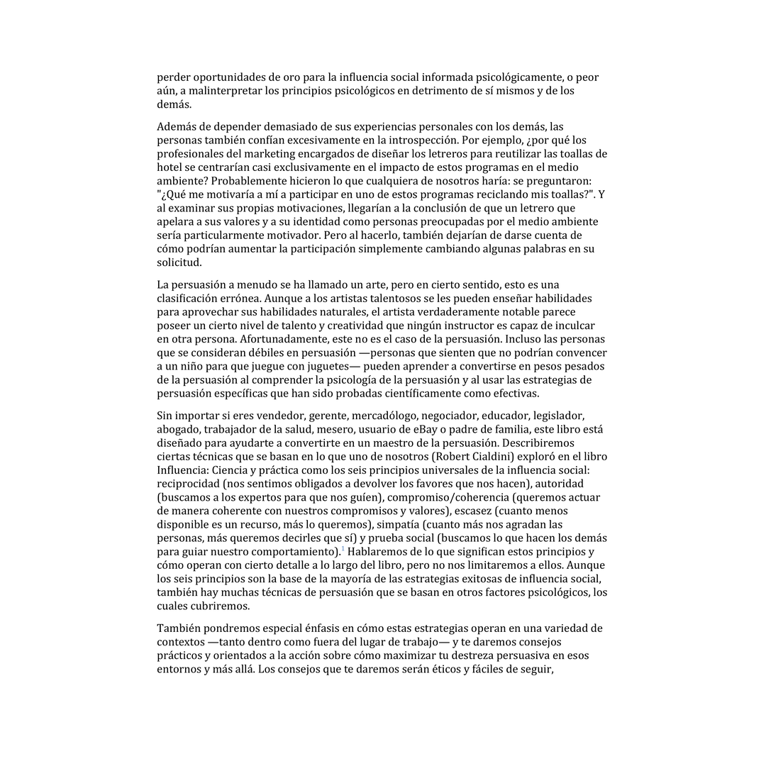 ¡Sí!: 50 formas científicamente comprobadas de ser persuasivo