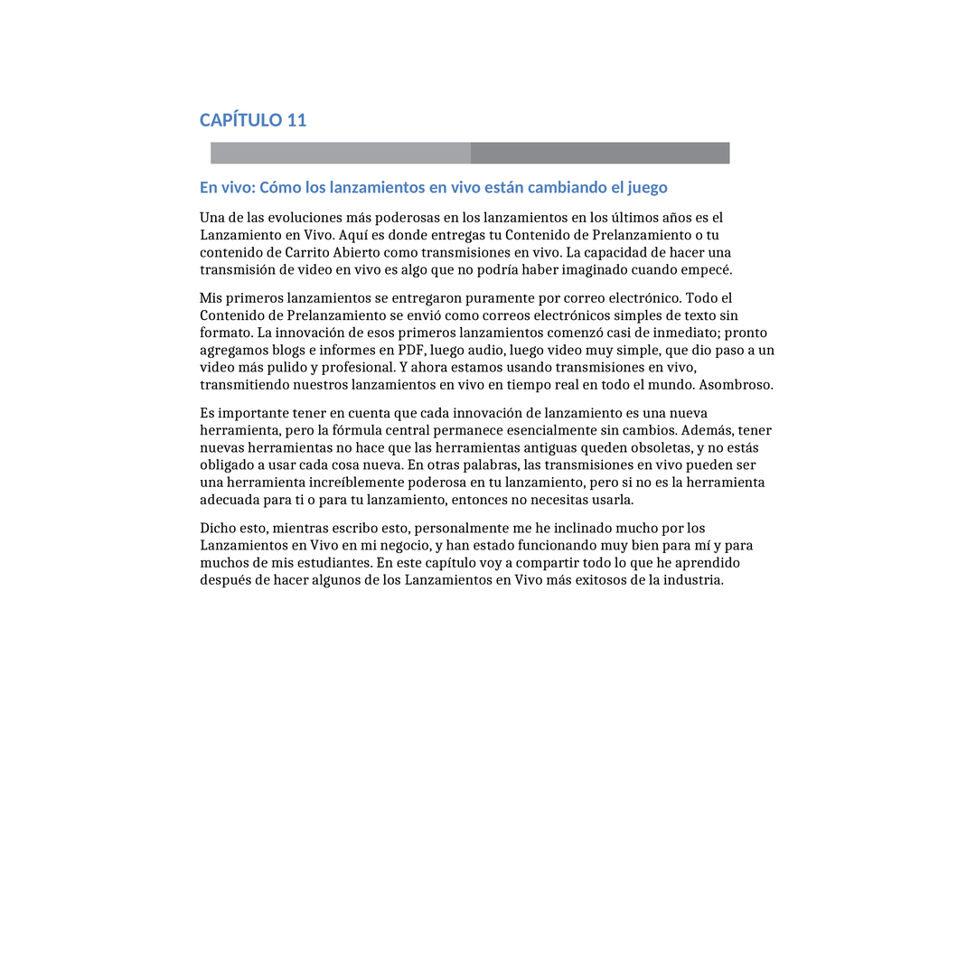 Lanzamiento
