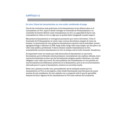 Lanzamiento
