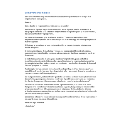 Vende como loco